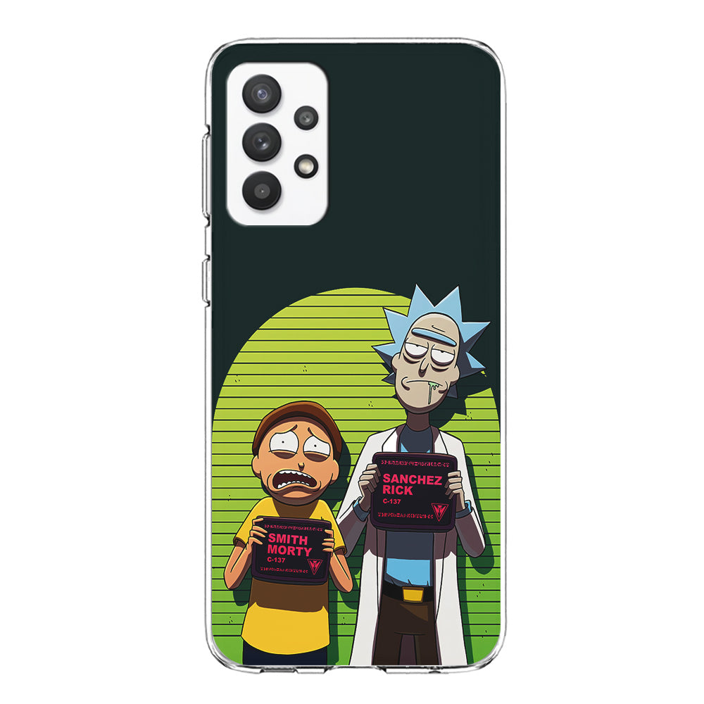 Rick and Morty Prisoner Samsung Galaxy A32 Case-Phone Case-Clear Soft Case-Altracase