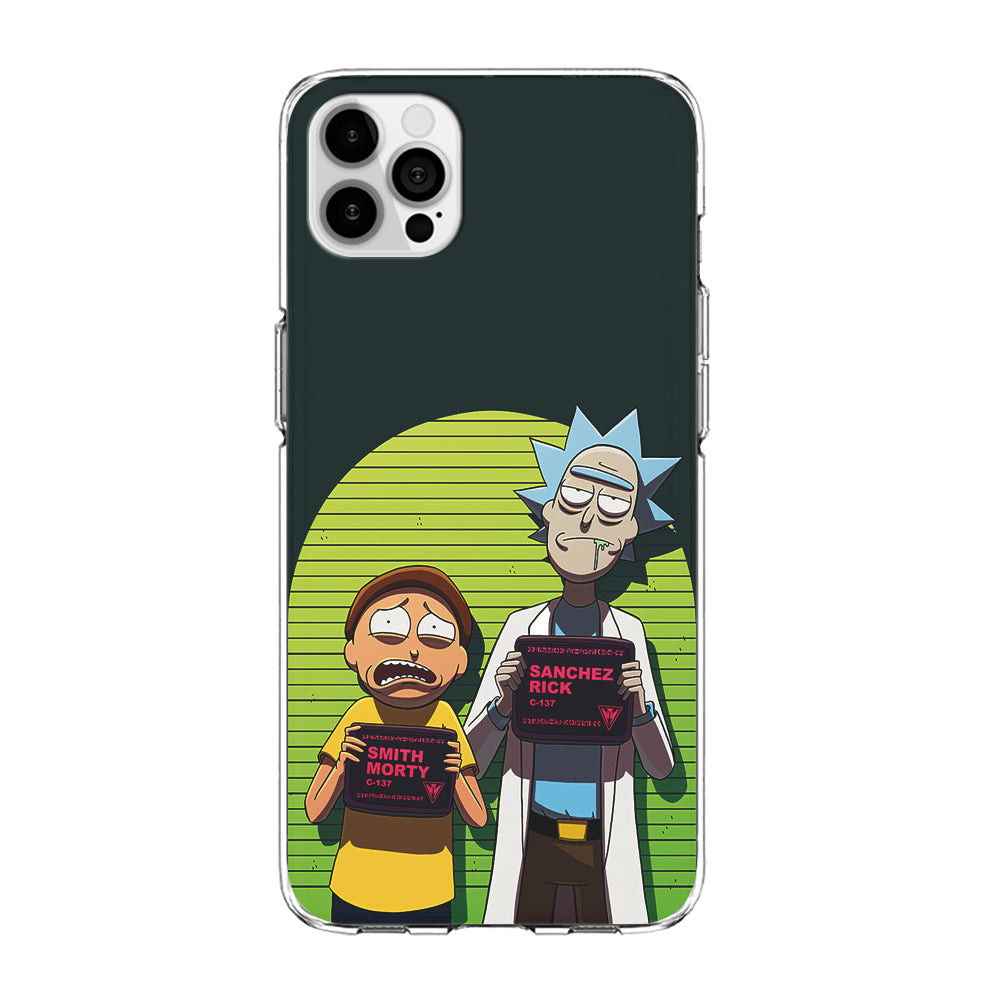 Rick and Morty Prisoner iPhone 13 Pro Case-Phone Case-Clear Soft Case-Altracase