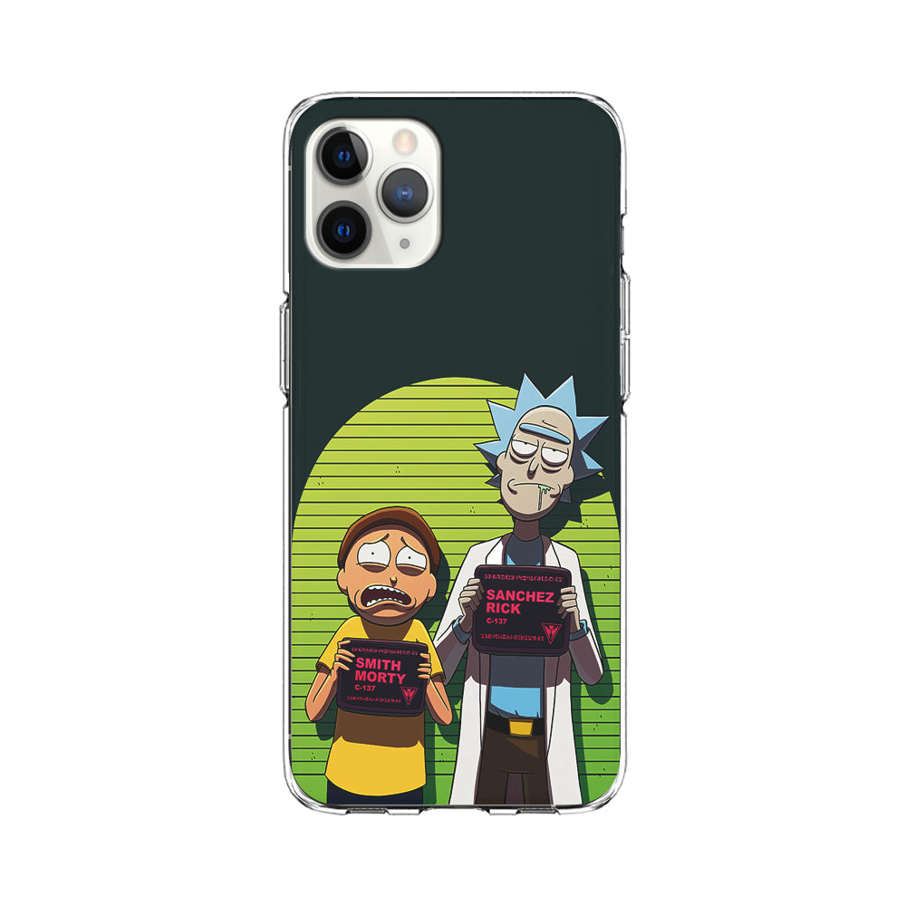 Rick and Morty Prisoner iPhone 11 Pro Max Case-Phone Case-Clear Soft Case-Altracase