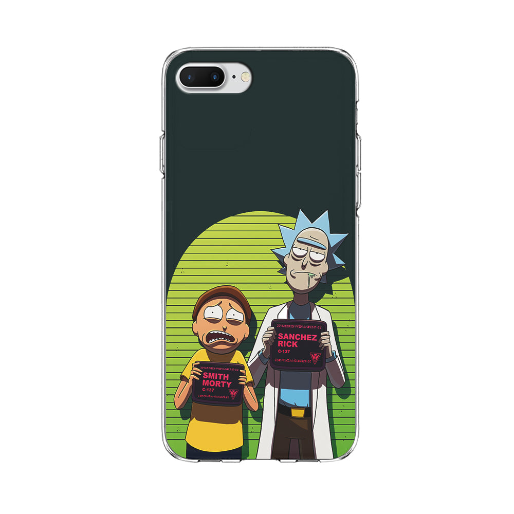 Rick and Morty Prisoner iPhone 8 Plus Case-Phone Case-Clear Soft Case-Altracase