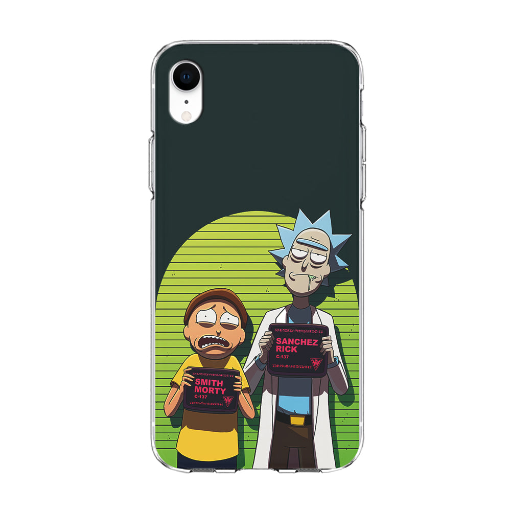 Rick and Morty Prisoner iPhone XR Case-Phone Case-Clear Soft Case-Altracase