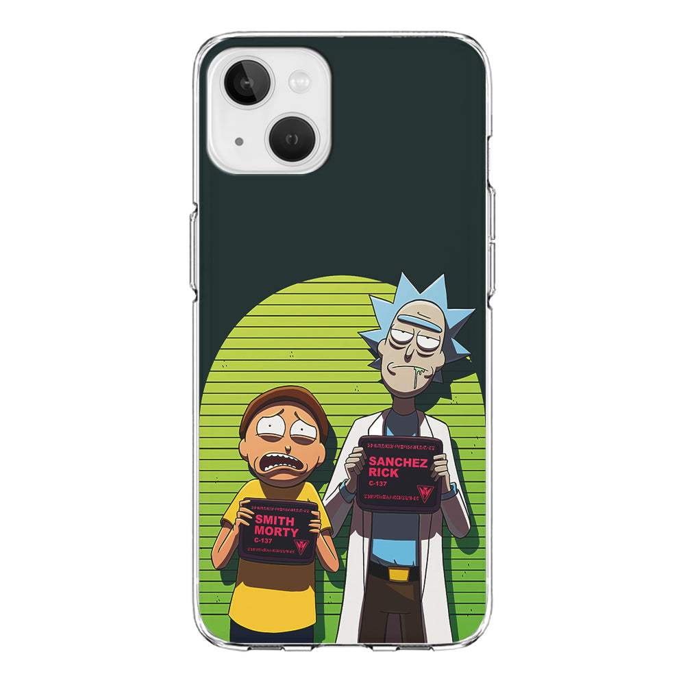 Rick and Morty Prisoner iPhone 13 Mini Case-Phone Case-Clear Soft Case-Altracase