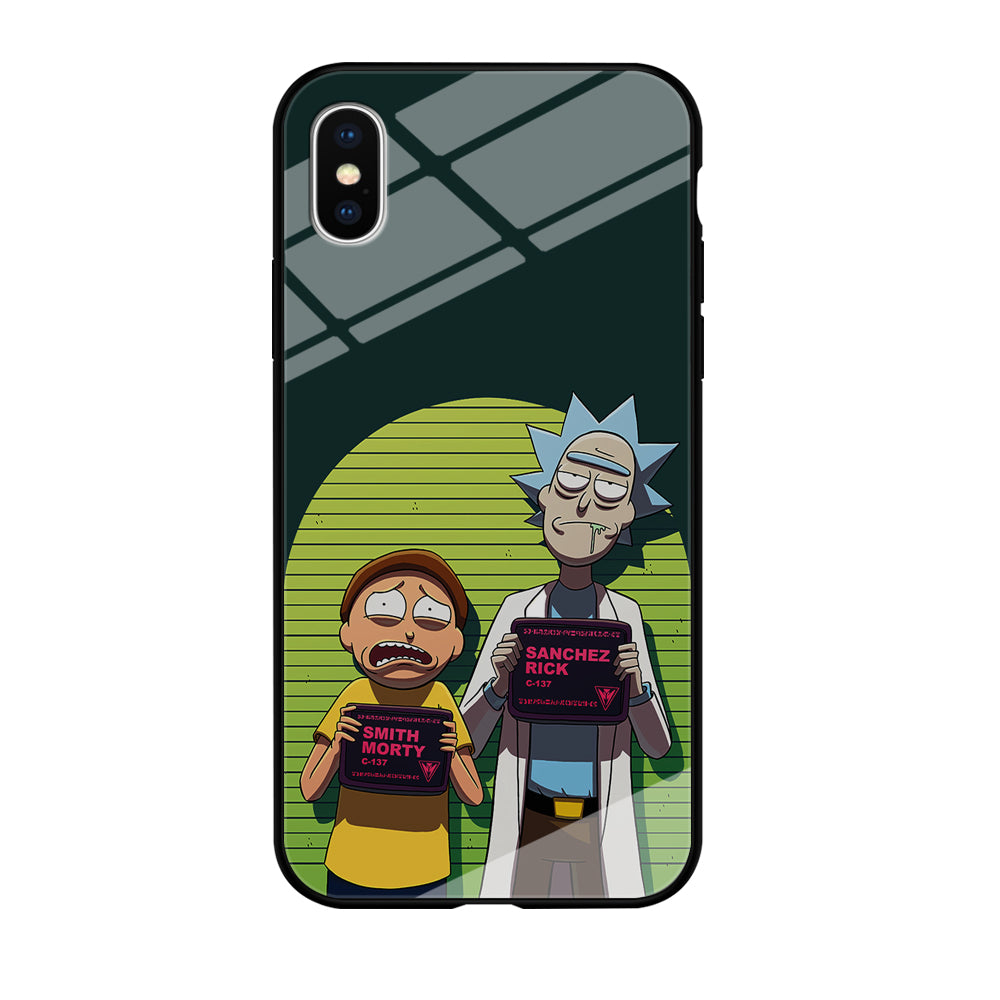 Rick and Morty Prisoner iPhone X Case-Phone Case-Tempered Glass Case-Altracase