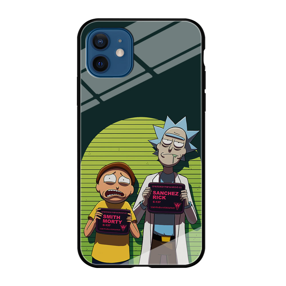 Rick and Morty Prisoner iPhone 12 Case-Phone Case-Tempered Glass Case-Altracase