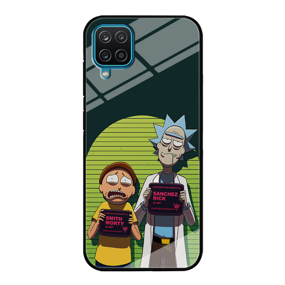 Rick and Morty Prisoner Samsung Galaxy A12 Case-Phone Case-Tempered Glass Case-Altracase
