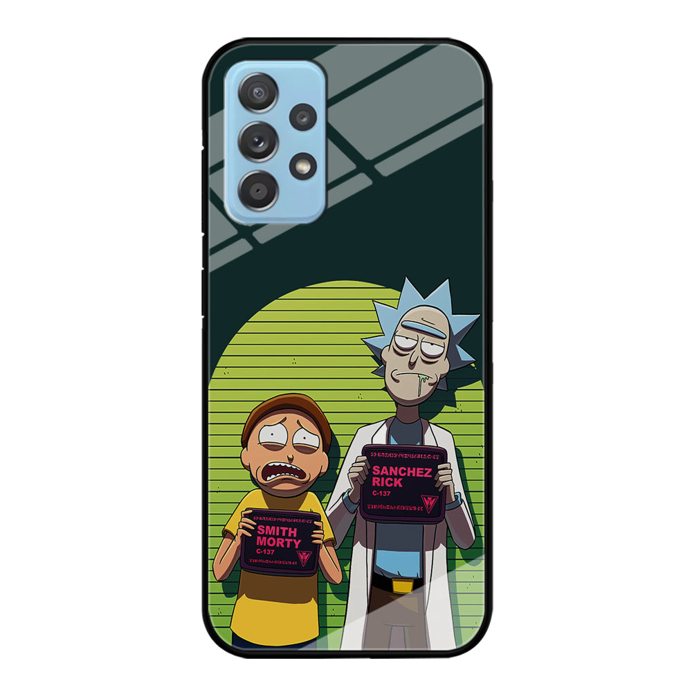 Rick and Morty Prisoner Samsung Galaxy A72 Case-Phone Case-Tempered Glass Case-Altracase