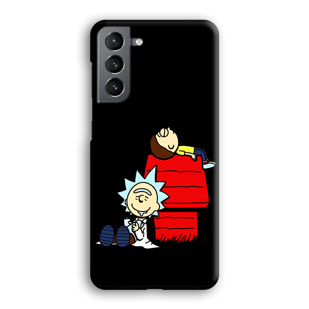 Rick and Morty Snoopy House Samsung Galaxy S23 Plus Case-Phone Case-3D Case-Altracase
