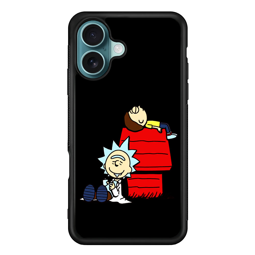 Rick and Morty Snoopy House iPhone 16 Case - Altracase