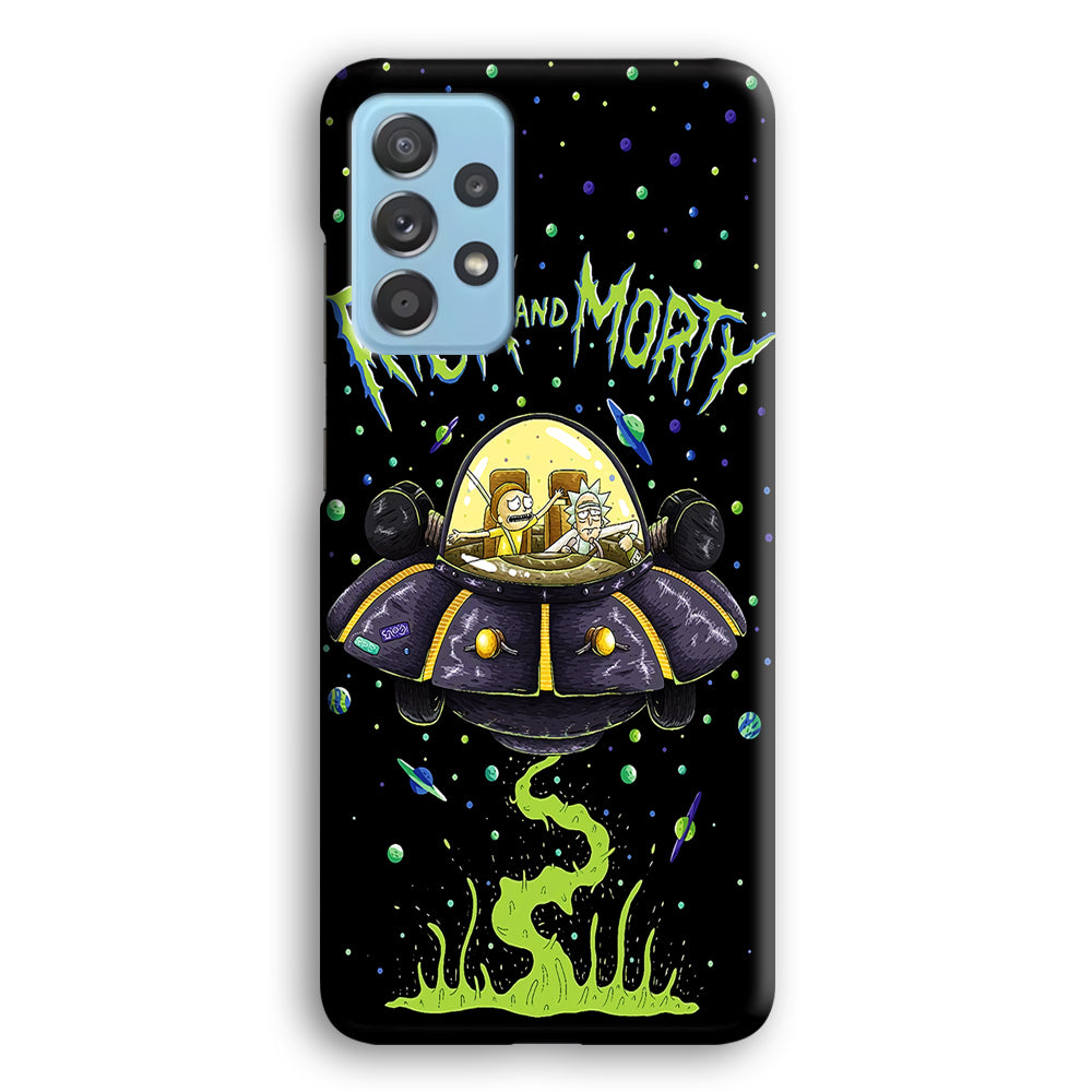 Rick and Morty Spacecraft Samsung Galaxy A72 Case-Phone Case-3D Case-Altracase