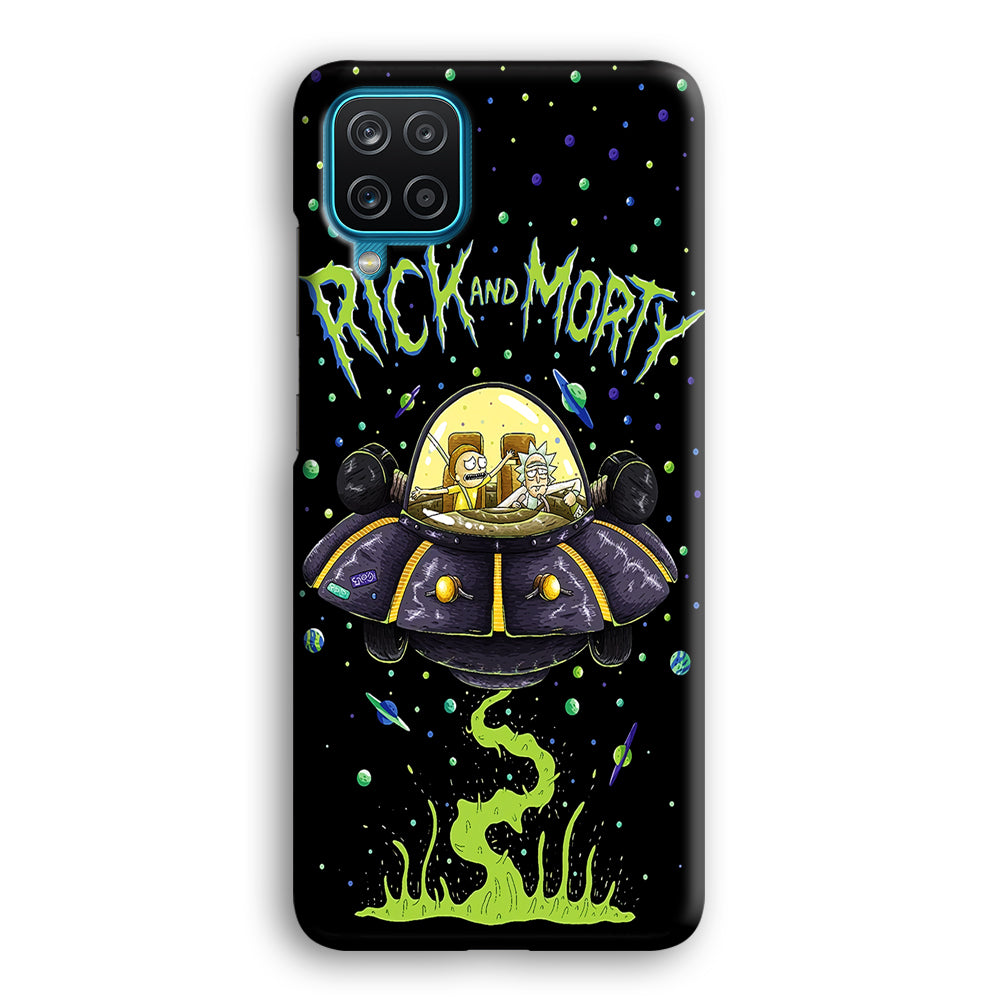 Rick and Morty Spacecraft Samsung Galaxy A12 Case-Phone Case-3D Case-Altracase
