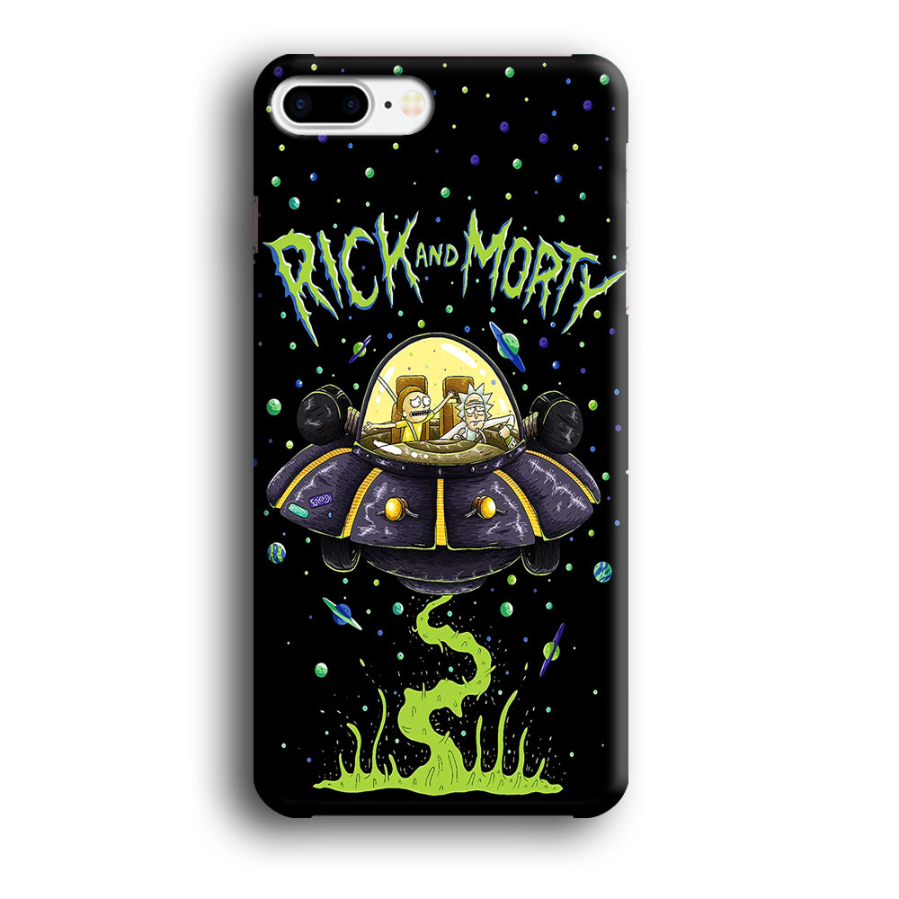 Rick and Morty Spacecraft iPhone 8 Plus Case-Phone Case-3D Case-Altracase