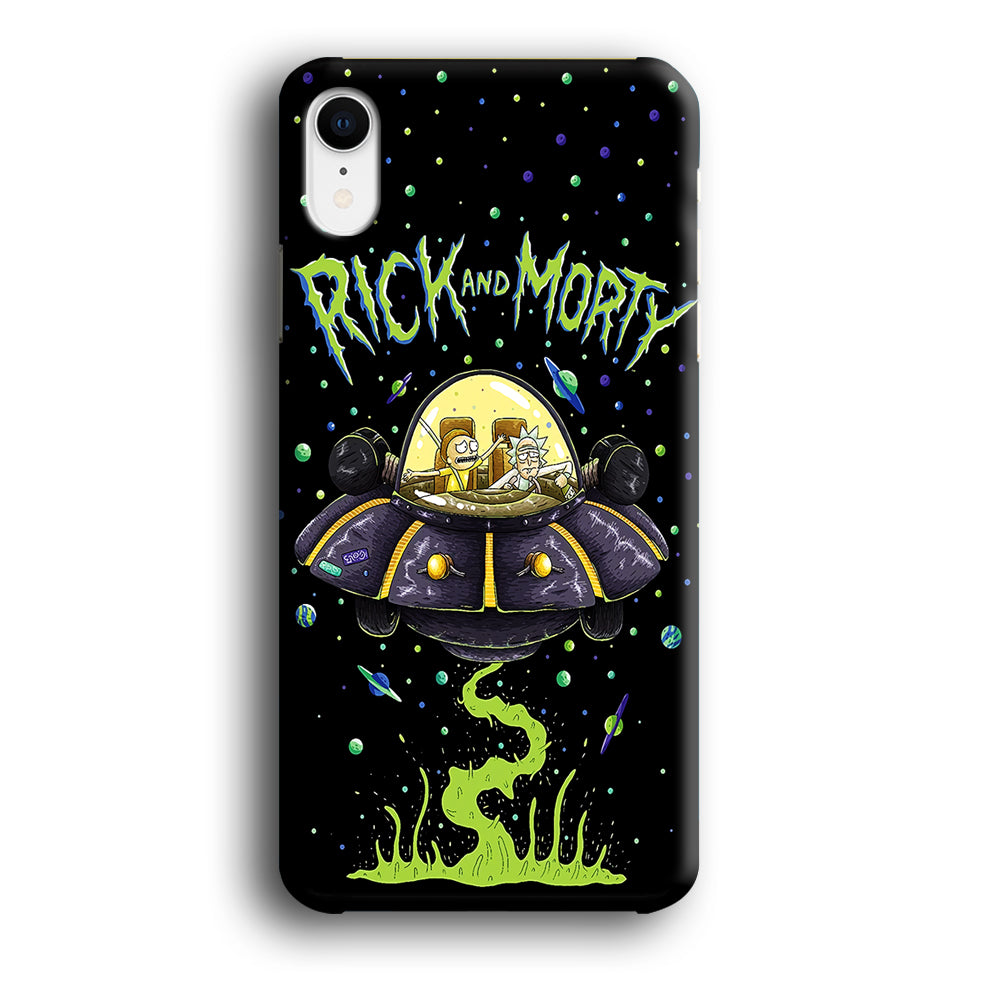 Rick and Morty Spacecraft iPhone XR Case-Phone Case-3D Case-Altracase