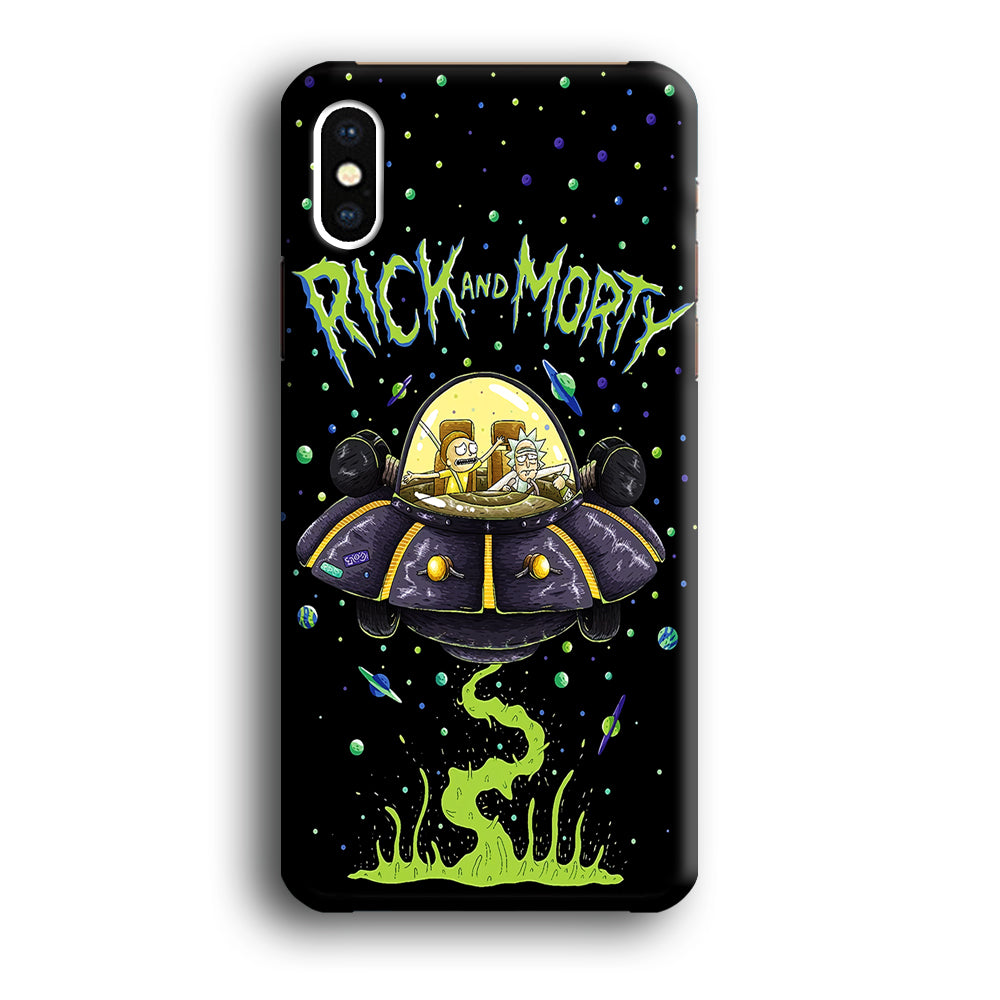 Rick and Morty Spacecraft iPhone X Case-Phone Case-3D Case-Altracase