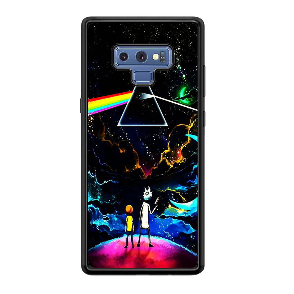 Rick and Morty Triangle Painting Samsung Galaxy Note 9 Case-Phone Case-Tempered Glass Case-Altracase