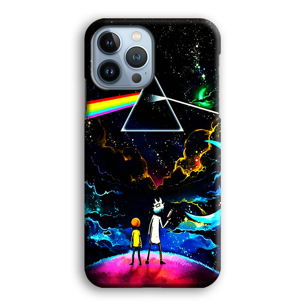 Rick and Morty Triangle Painting iPhone 15 Pro Max Case-Phone Case-3D Case-Altracase