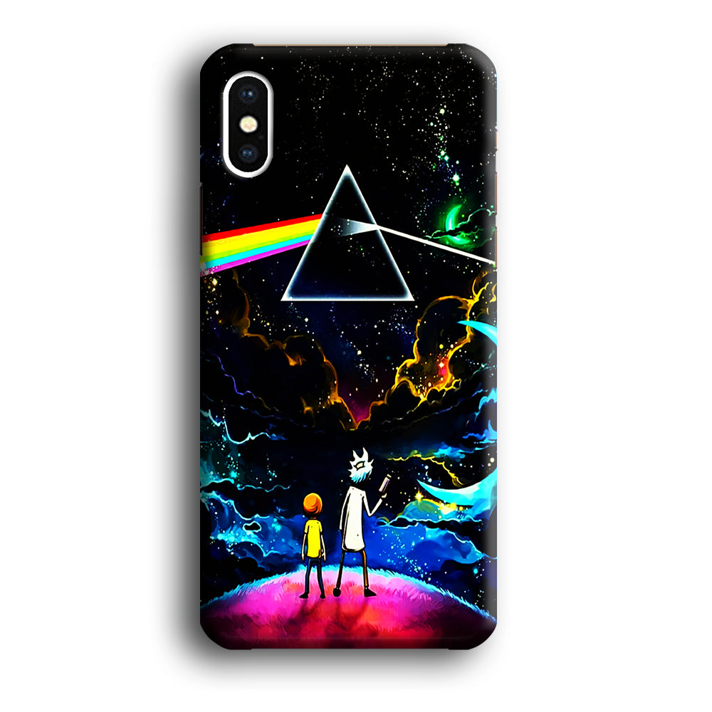 Rick and Morty Triangle Painting iPhone Xs Case-Phone Case-3D Case-Altracase