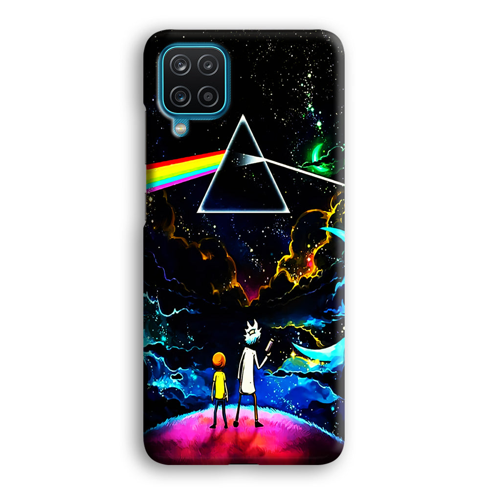 Rick and Morty Triangle Painting Samsung Galaxy A12 Case-Phone Case-3D Case-Altracase