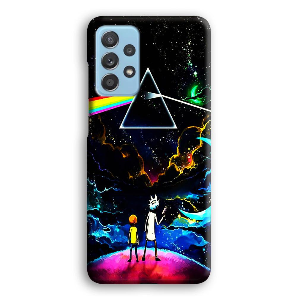 Rick and Morty Triangle Painting Samsung Galaxy A52 Case-Phone Case-3D Case-Altracase