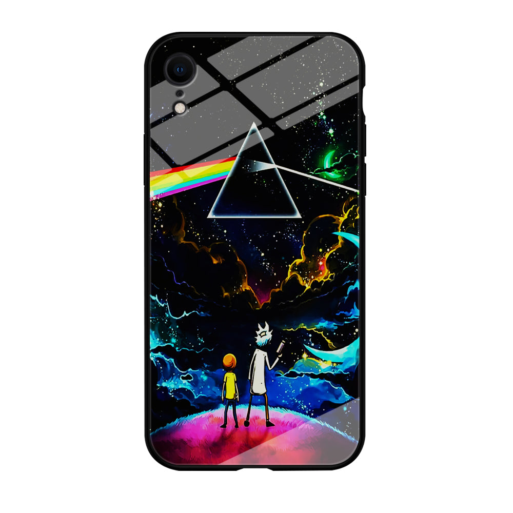 Rick and Morty Triangle Painting iPhone XR Case-Phone Case-Tempered Glass Case-Altracase