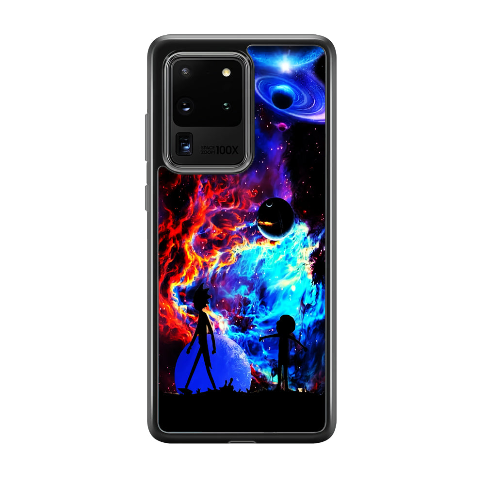 Rick and Morty Wonderful Galaxy Samsung Galaxy S20 Ultra Case-Phone Case-Tempered Glass Case-Altracase