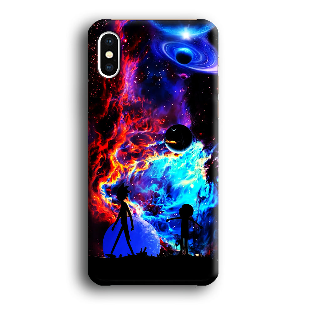 Rick and Morty Wonderful Galaxy iPhone Xs Case-Phone Case-3D Case-Altracase