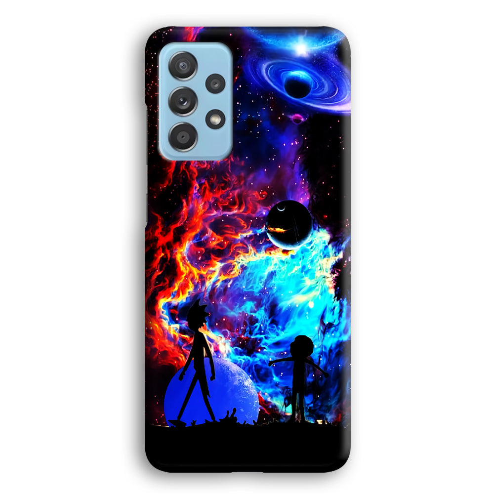 Rick and Morty Wonderful Galaxy Samsung Galaxy A72 Case-Phone Case-3D Case-Altracase