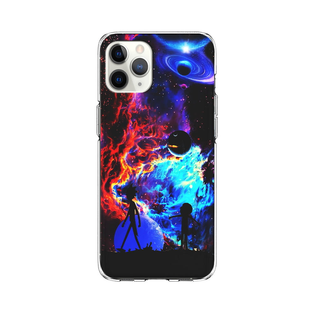 Rick and Morty Wonderful Galaxy iPhone 11 Pro Max Case-Phone Case-Clear Soft Case-Altracase