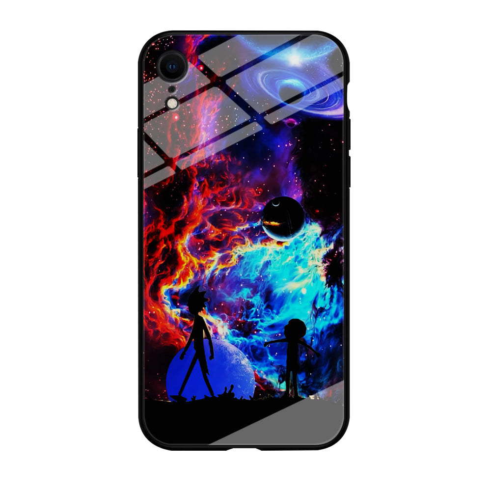 Rick and Morty Wonderful Galaxy iPhone XR Case-Phone Case-Tempered Glass Case-Altracase