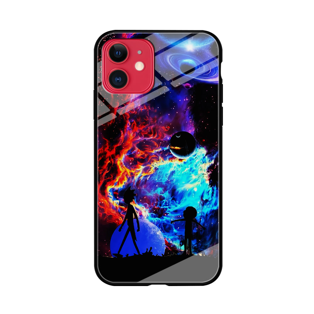 Rick and Morty Wonderful Galaxy iPhone 11 Case-Phone Case-Tempered Glass Case-Altracase