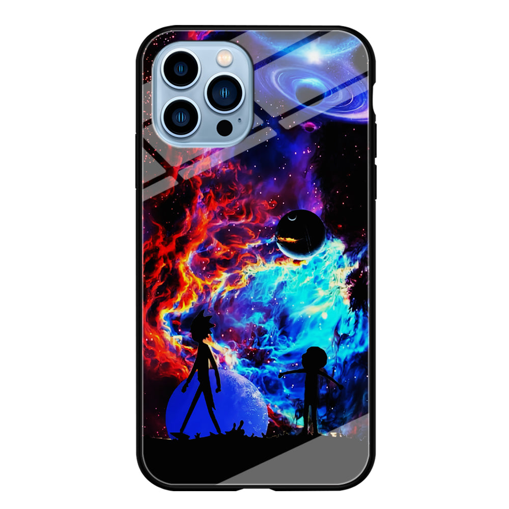 Rick and Morty Wonderful Galaxy iPhone 15 Pro Case-Phone Case-Tempered Glass Case-Altracase