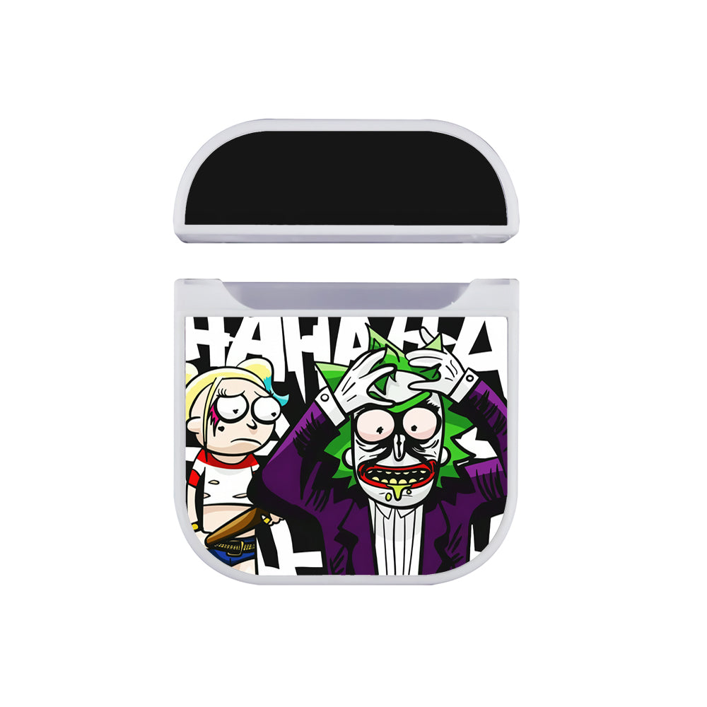 Rick and Morty X Joker and Harley Apple AirPods Case-AirPod Case-White-Altracase