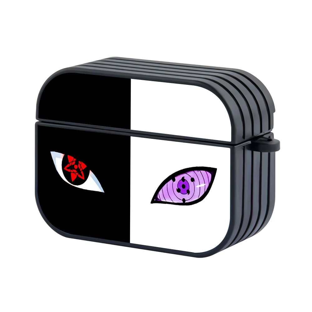 Rinnegan and Sharingan Eyes Hard Plastic Case Cover For Apple Airpods Pro 2-AirPod Case-Altracase