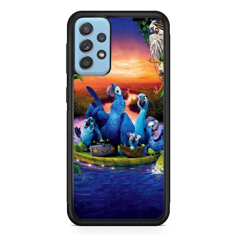 Rio Tour on The River Samsung Galaxy A72 Case-Phone Case-Rubber Black (2D Case)-Altracase