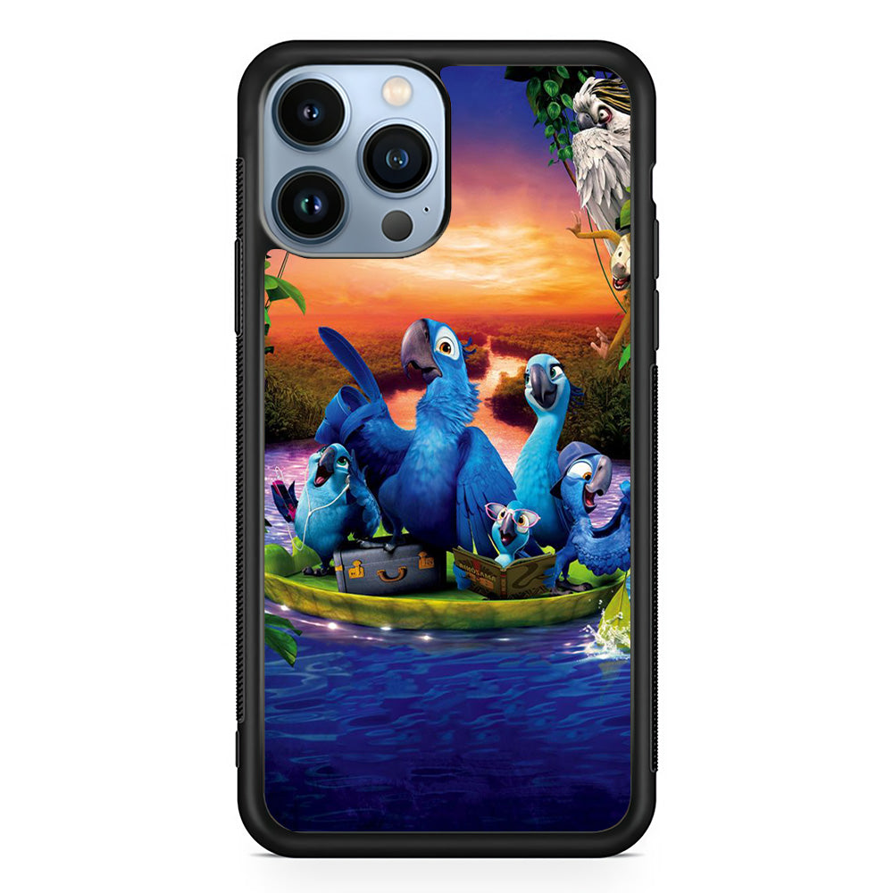 Rio Tour on The River iPhone 15 Pro Max Case-Phone Case-Rubber Black (2D Case)-Altracase