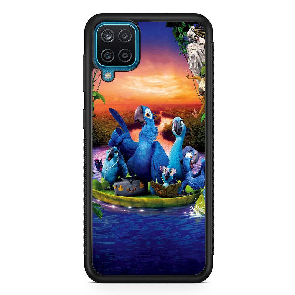 Rio Tour on The River Samsung Galaxy A12 Case-Phone Case-Rubber Black (2D Case)-Altracase
