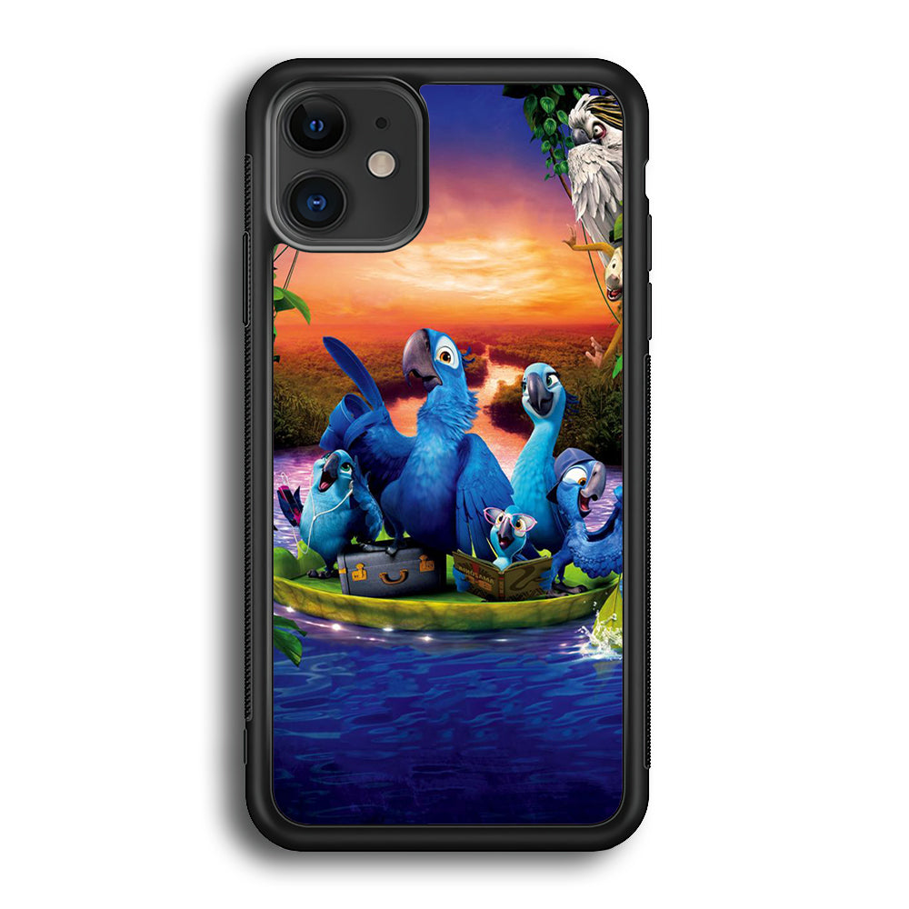 Rio Tour on The River iPhone 12 Case-Phone Case-Rubber Black (2D Case)-Altracase