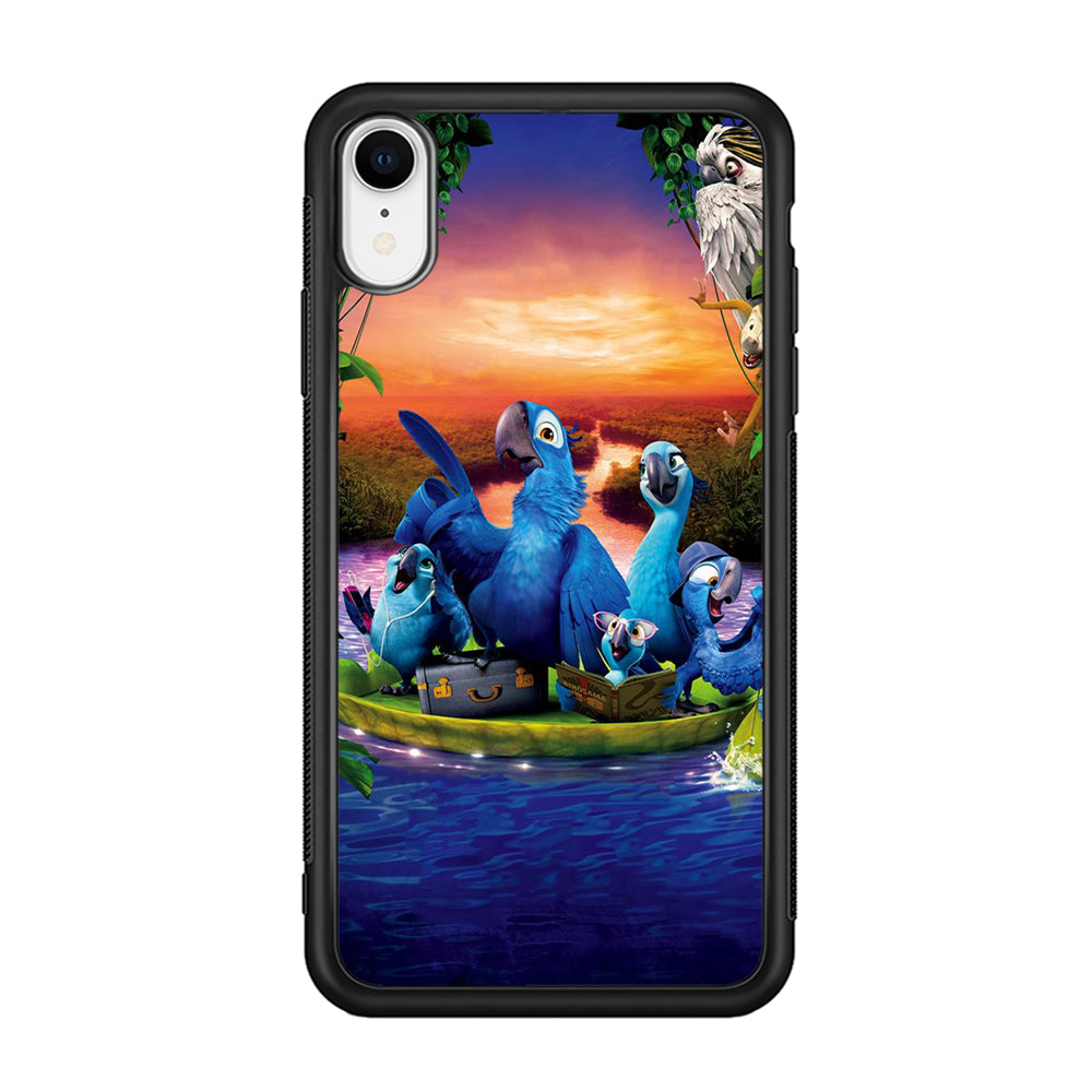 Rio Tour on The River iPhone XR Case-Phone Case-Rubber Black (2D Case)-Altracase