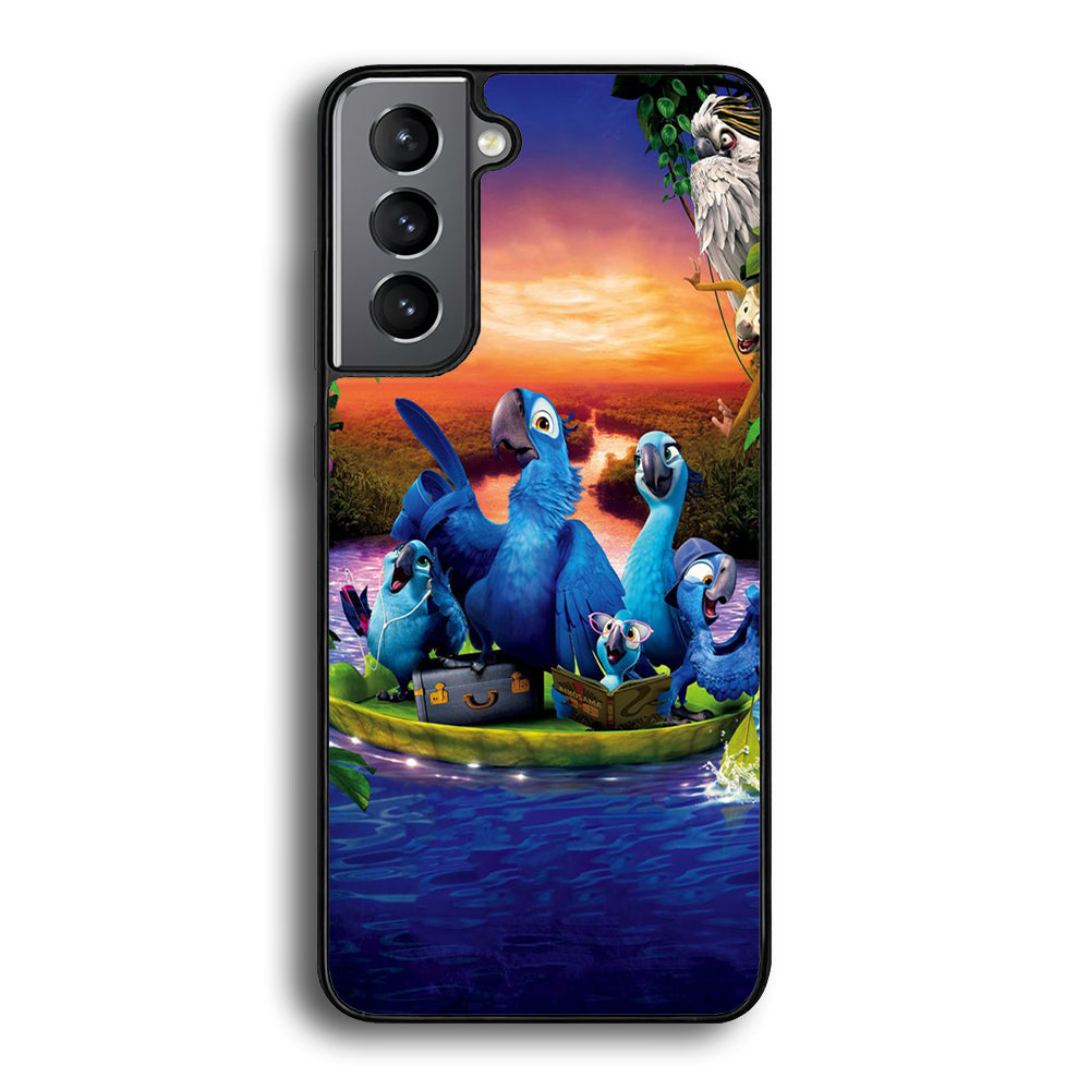 Rio Tour on The River Samsung Galaxy S25 Case-Phone Case-Rubber Black (2D Case)-Altracase