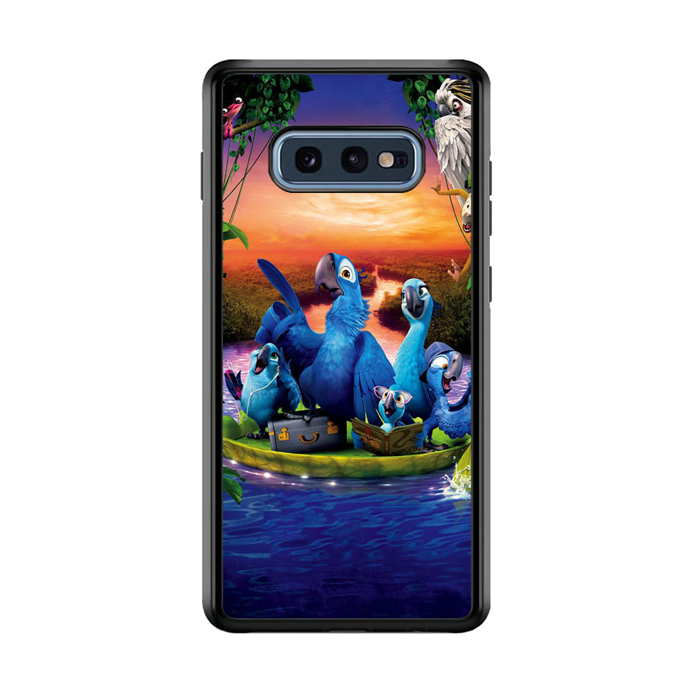 Rio Tour on The River Samsung Galaxy S10E Case-Phone Case-Rubber Black (2D Case)-Altracase