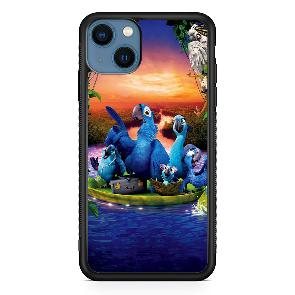 Rio Tour on The River iPhone 13 Mini Case-Phone Case-Rubber Black (2D Case)-Altracase