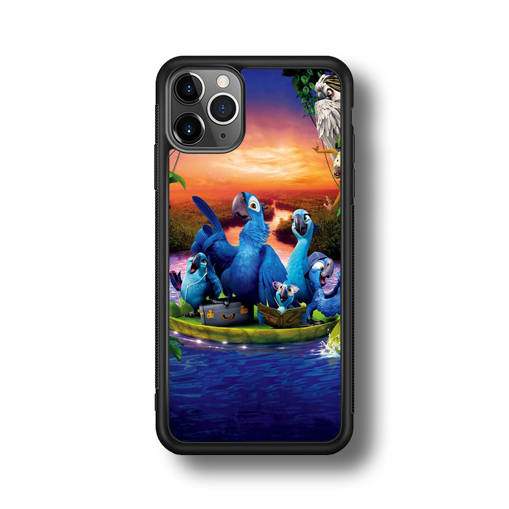 Rio Tour on The River iPhone 11 Pro Max Case-Phone Case-Rubber Black (2D Case)-Altracase