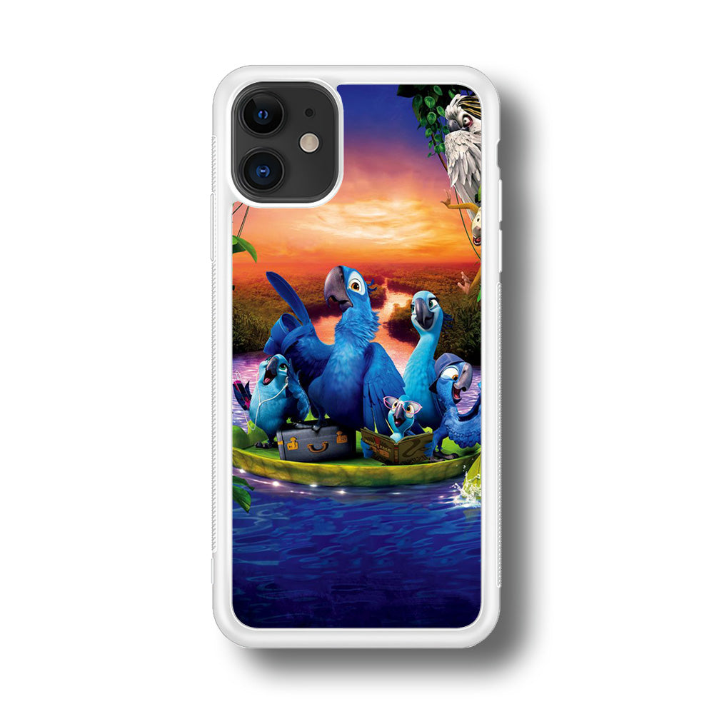 Rio Tour on The River iPhone 11 Case-Phone Case-Rubber White (2D Case)-Altracase