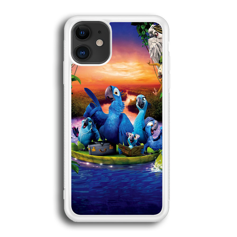 Rio Tour on The River iPhone 12 Case-Phone Case-Rubber White (2D Case)-Altracase