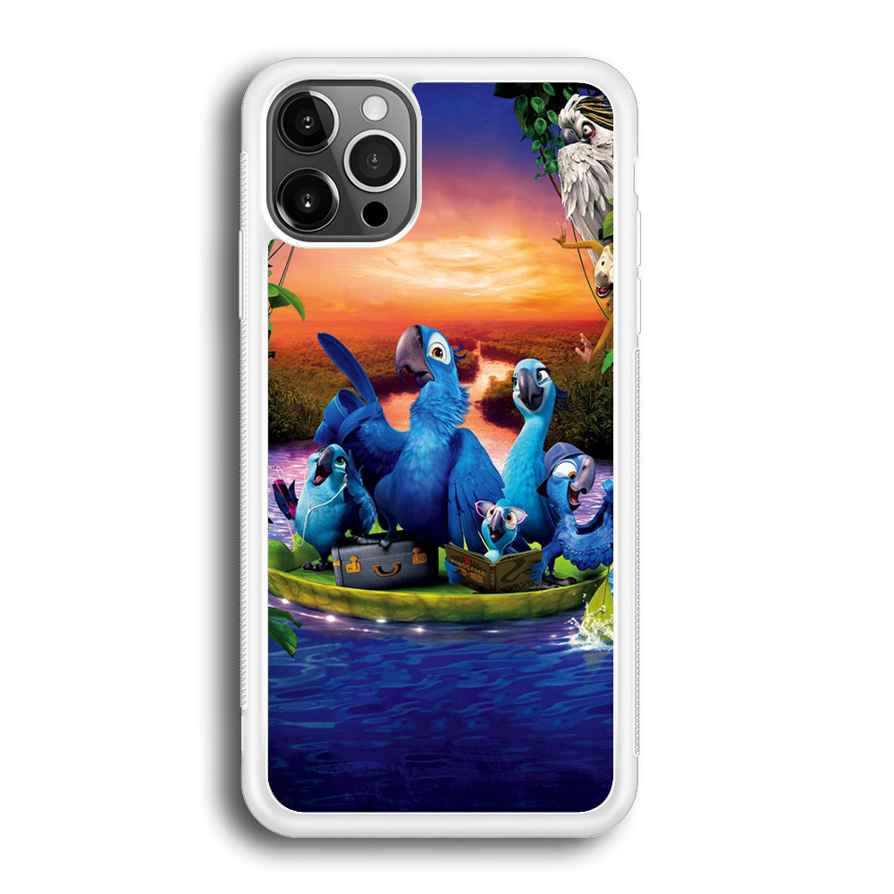 Rio Tour on The River iPhone 12 Pro Max Case-Phone Case-Rubber White (2D Case)-Altracase