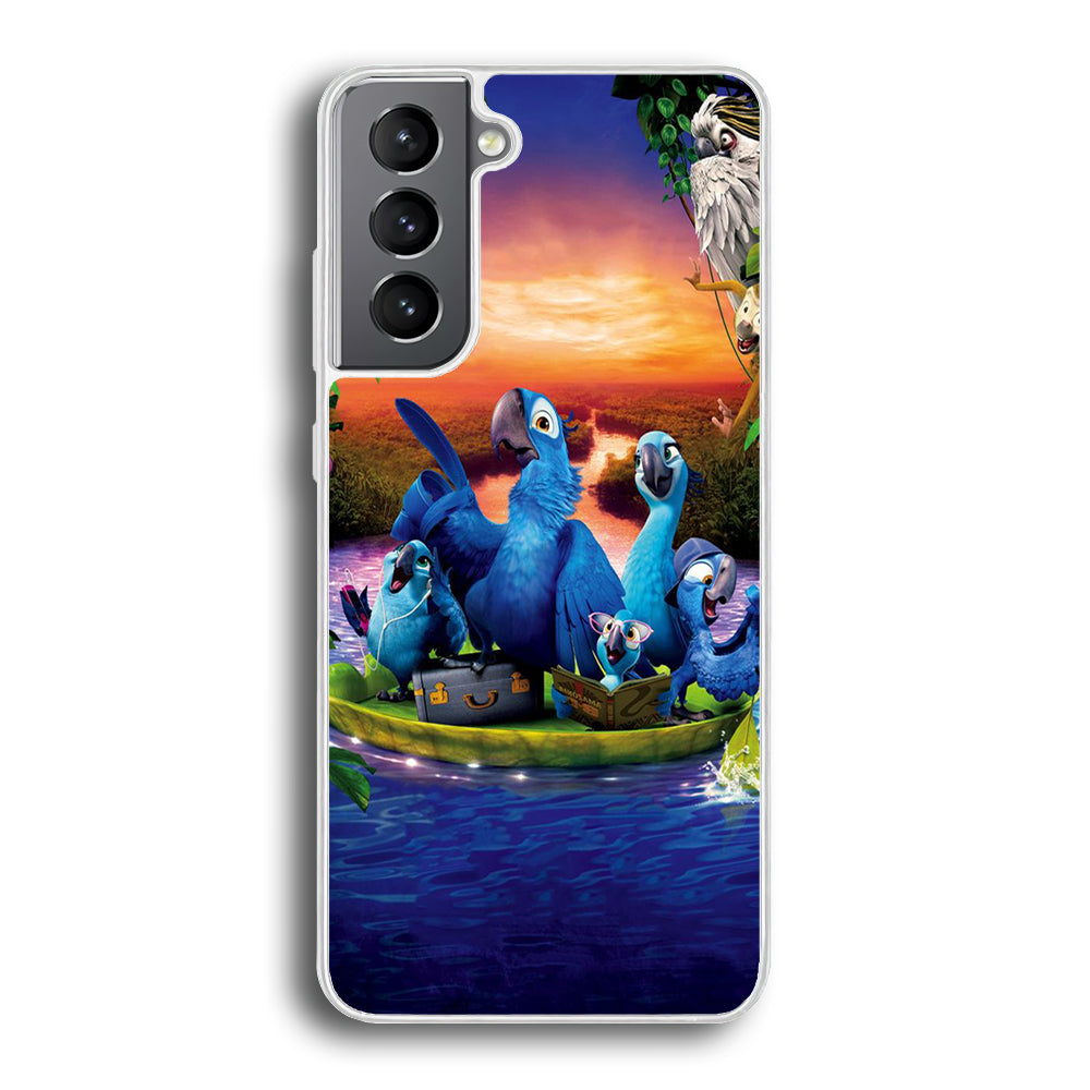 Rio Tour on The River Samsung Galaxy S23 Plus Case-Phone Case-Rubber White (2D Case)-Altracase