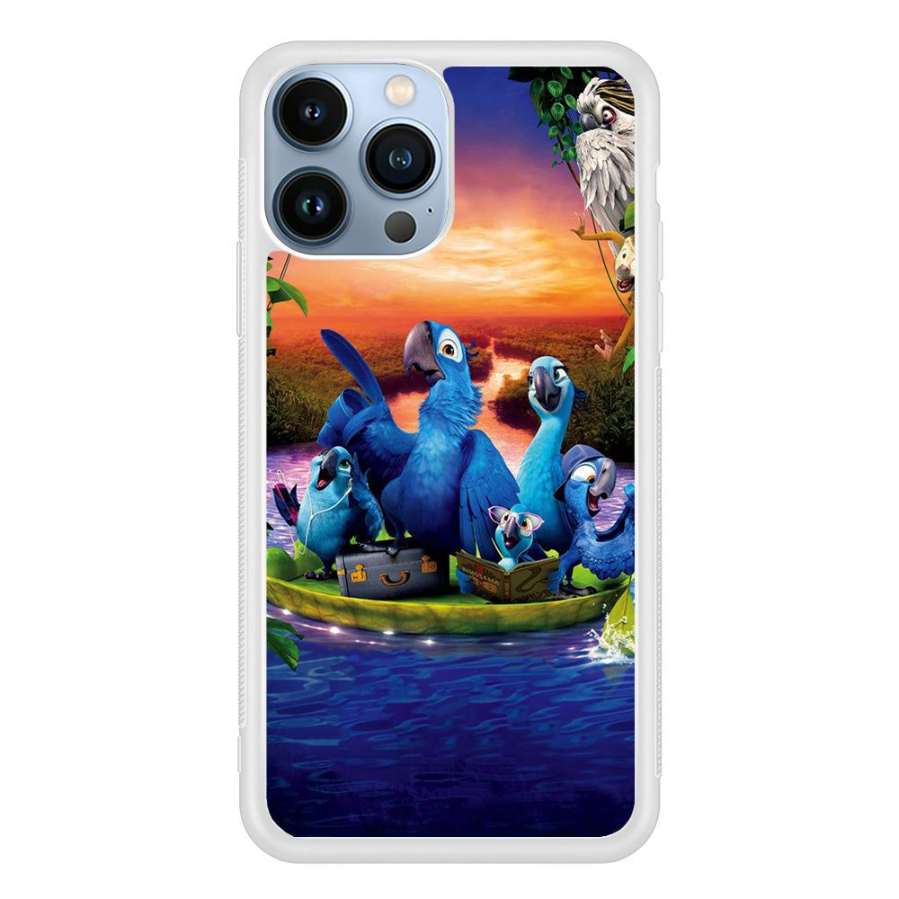 Rio Tour on The River iPhone 15 Pro Max Case-Phone Case-Rubber White (2D Case)-Altracase
