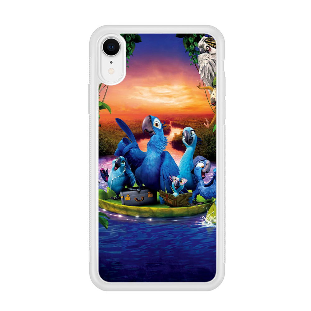 Rio Tour on The River iPhone XR Case-Phone Case-Rubber White (2D Case)-Altracase