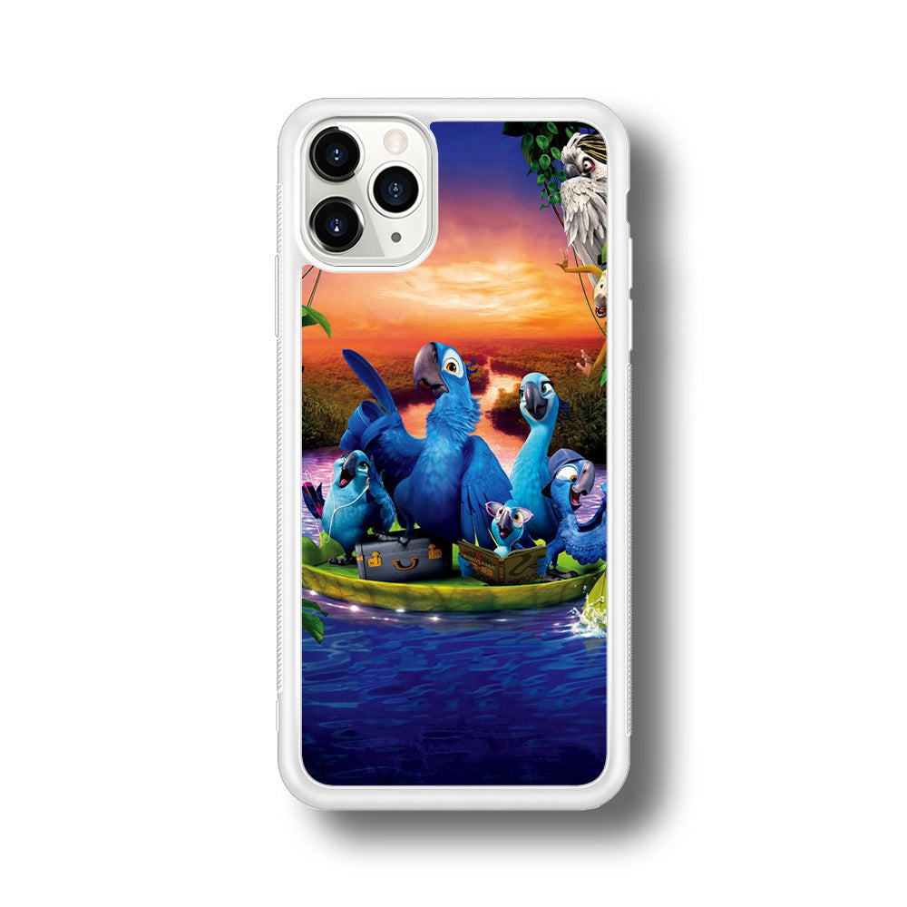Rio Tour on The River iPhone 11 Pro Max Case-Phone Case-Rubber White (2D Case)-Altracase