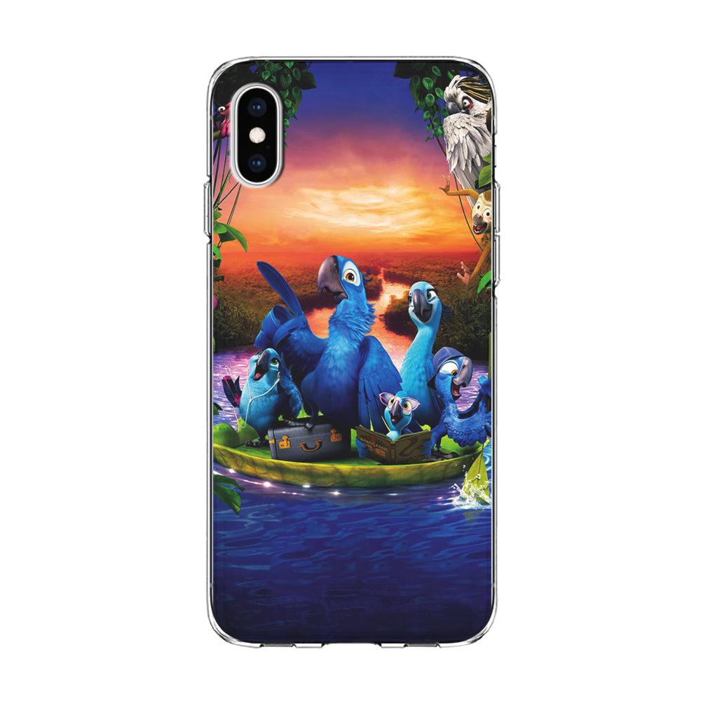 Rio Tour on The River iPhone Xs Case-Phone Case-Clear Soft Case-Altracase
