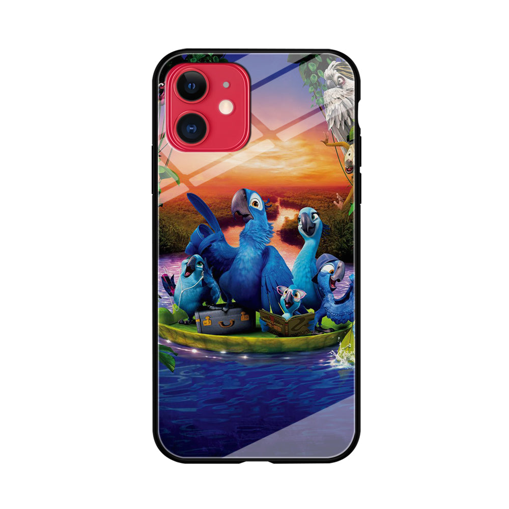 Rio Tour on The River iPhone 11 Case-Phone Case-Tempered Glass Case-Altracase